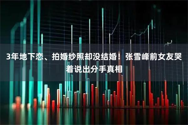 3年地下恋、拍婚纱照却没结婚！张雪峰前女友哭着说出分手真相